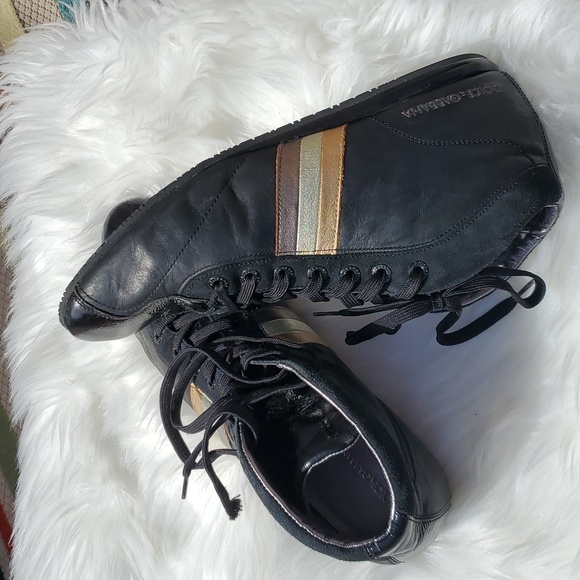 Dolce & Gabbana Black Leather Casual Sneaker sz 11 🎉 Host Pick - Picture 7 of 13
